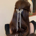 Butterfly Tassel Hair Clip