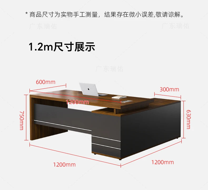 Wooden Boss Table Simple Modern Cabinet Designer Reading Reading Desk Secretary High Quality Art Bureau Meuble Office Furniture