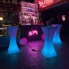 Modern LED Glowing Bar Table Color-Changing Waterproof Light-Up Furniture for Home Hotel Events Garden Wedding Nightclub