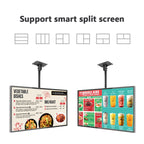 49 55 Inch Fast Food Store Advertising Devise Hanging Lcd Display Wall Mounted Digital Menu Board for Restaurant Shopping Mall