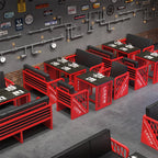 Industrial style booth bar Qingba retro wrought iron sofa coffee barbecue shop commercial restaurant dining table and chair