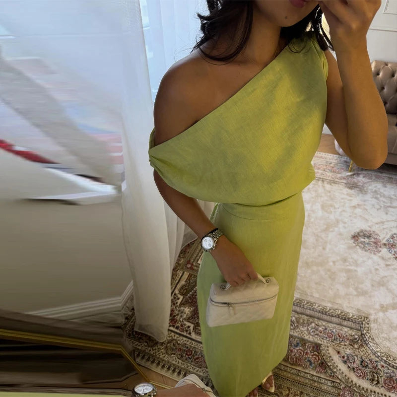 Cinching Maxi Dress