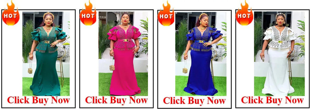 2025 African Dresses for Women Tassels African Fashion Boubou Dashiki Ankara Outfits Evening Gown Abayas Printing Kaftan Robe