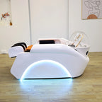 Plug In Automatic Massage Shampoo Bed Built in Electric Massager, Hair Salon Head SPA Hydrotherapy Commercial Salon Furniture