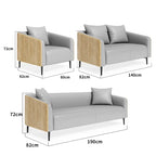 'Mingmeng Furniture Factory Commercial Office Lounge Set Waiting Room Pu Leather Office Reception Sofa Set