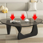 X&D Italian Style Nordic Style Minimalist Coffee Table In Home Living Room Modern And Fashionable Water Droplet Shaped Tea Table