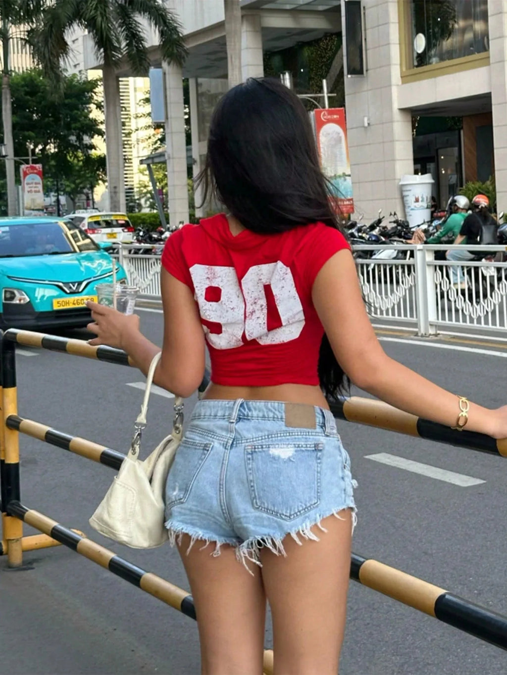 Summer Polo Crop Top