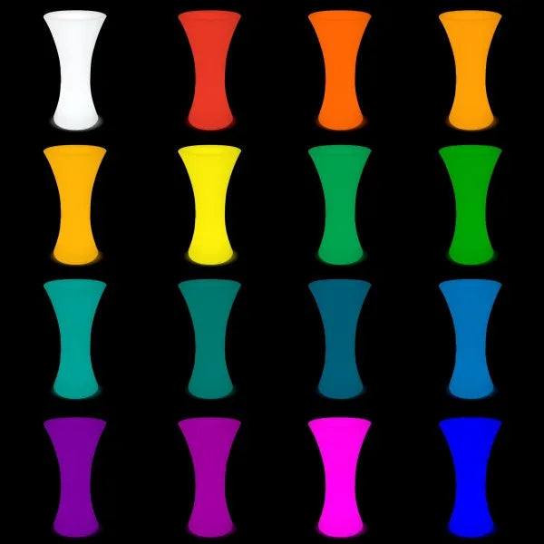 Outdoor Garden Bar Furniture Set LED Chair Bar Stool Sofa Table CE Certified for Hotel Villa Supermarket Made Durable Plastic