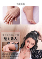 Fully real replica doll mold big breasts and hips aircraft cup sex toys long legs dual channel heating