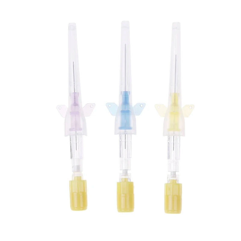 Disposable Animals IV Cannula Intravenous Injection Catheter With Wing 22G 24G 26G For Pet Dog Cat Veterinary Tools