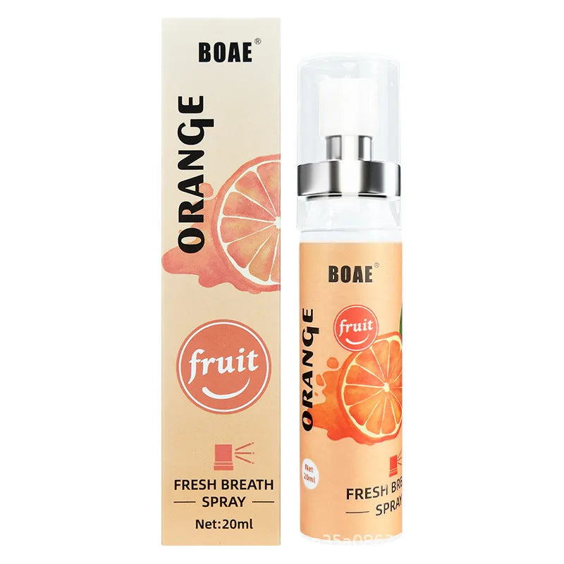 20ML Fresh Oral Spray Antibacterial Gum Care Portable Deodorizing Spray with Long Lasting Fragrance for Oral Health Care