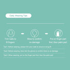 Cofoe 100Pcs Medical Grade Gloves TPE Disposable Gloves Transparent Non-Slip Acid Work Safety Food Grade Household