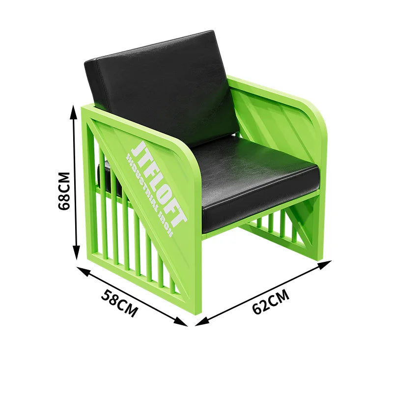 Industrial style Internet celebrity milk tea shop table and chair combination bar hot pot burger hotel coffee western restaurant