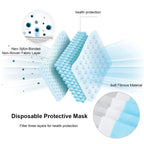 10/200PC Masks Surgical Disposable 3-layer Face Mask Breathable Mask With Elastic Earband Breathable Adult Medical Mouth Mask