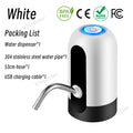 Portable Automatic Drinking Water Pump with Switch and USB Charging Mini Electric Water Dispenser for Universal 5 Gallon Bottle