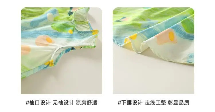 Girl's Summer Dress 2025 New Beach Dress for Summer