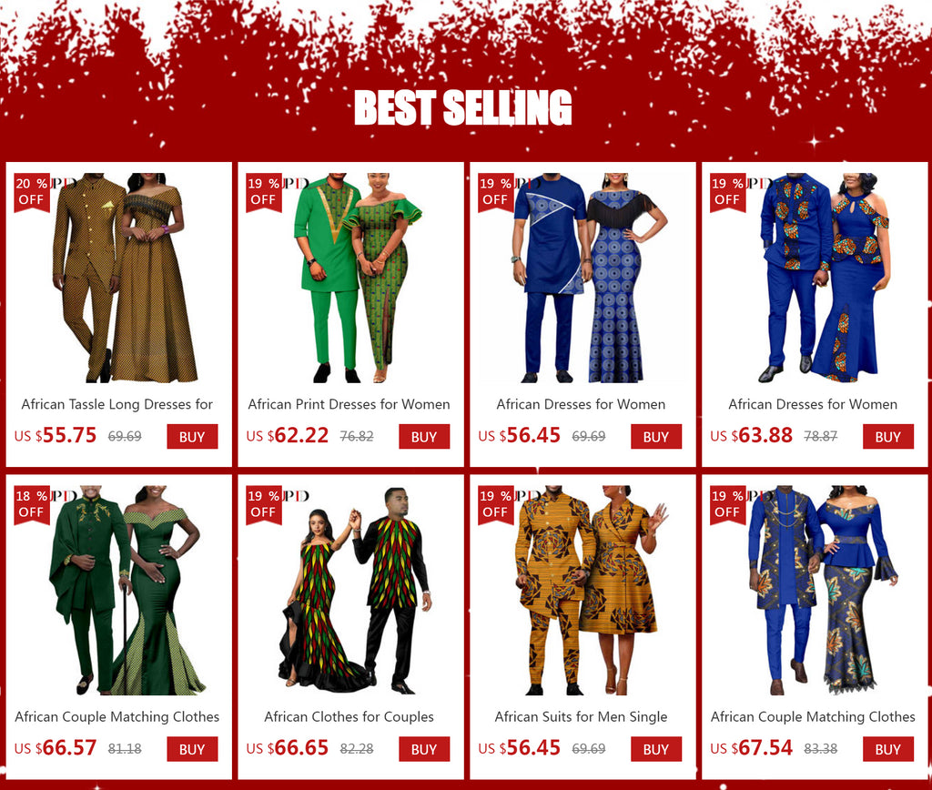 African Dresses for Women Matching Couple Outfits Bazin Riche Dashiki Slim Tassel Print Long Dresses for Party Vestidos Y23C009