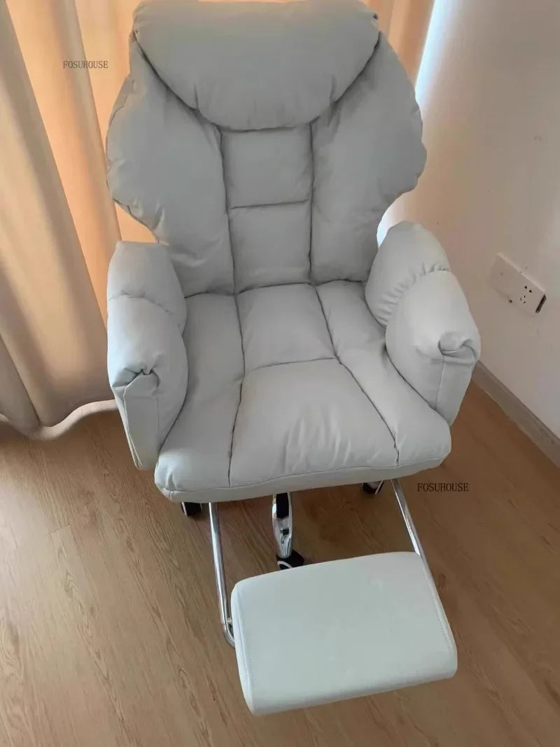 Mobile Swivel Soft Gaming Chairs Comfortable Aesthetic Gamer Leisure Desk Chair Nordic Office Chair Home Office Furniture V l