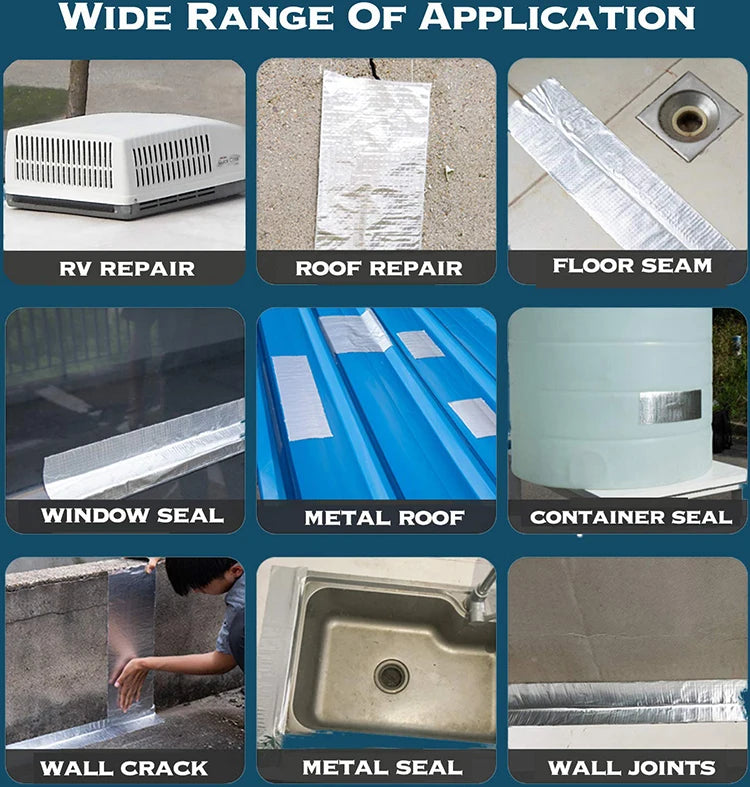 Manufacturing Waterproofing Membrane Leakproof Butyl Sealant Cement Rubber Seal Roof Self-Adhesive Tape