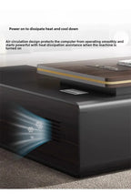 Modern Wooden Boss Office Desks Light Luxury Office Furniture Design with Storage Cabinet Study Desk Commercial President Desk