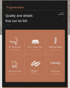 Genuine Leather Boss Chair, Office Chair, Comfortable for Long Periods of Sitting, Can Lie Down for Nap, Computer Swivel Chai