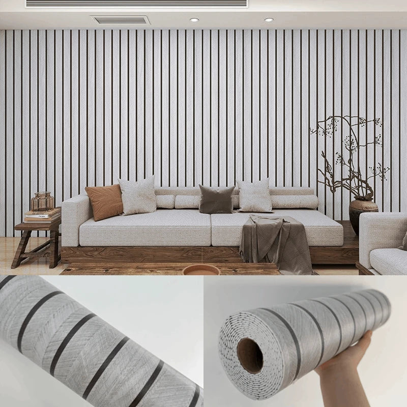 Thick Wood Grain Self-adhesive Wall Stickers for Living Room Wall Cladding Peel and Stick Foam Wallpapers Home Decor Wall Panels