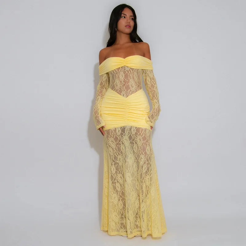 Elegant see Through Dress