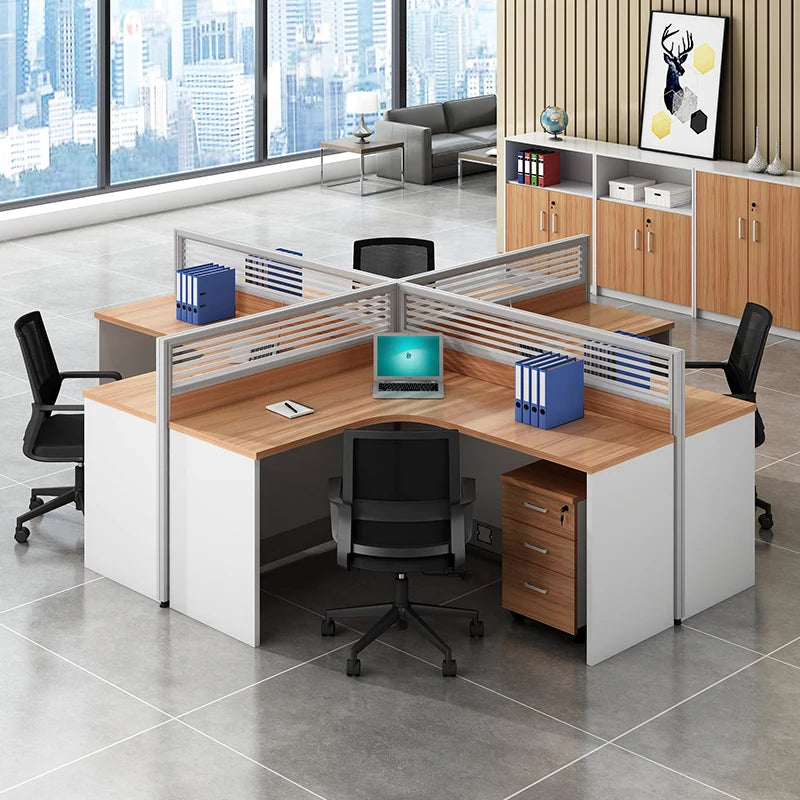 Staff Computer Desk Workstation Booth