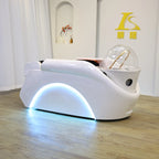 Plug In Automatic Massage Shampoo Bed Built in Electric Massager, Hair Salon Head SPA Hydrotherapy Commercial Salon Furniture