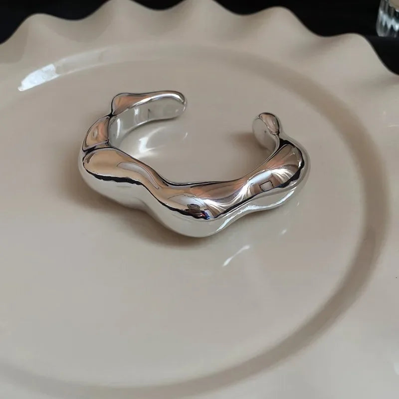 Irregular Geometric Bangle