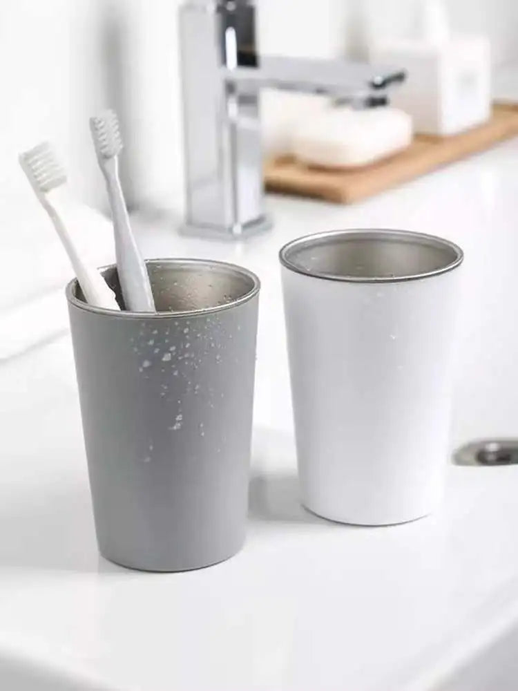 Steel Toothbrush Cup