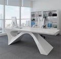 Modern new president's office desk and chair white high-end design office furniture