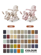 Gynecological Examination Table Electric Hydraulic Adjustable Medical Exam Bed for Clinic Hospital PU Leather Top Bed