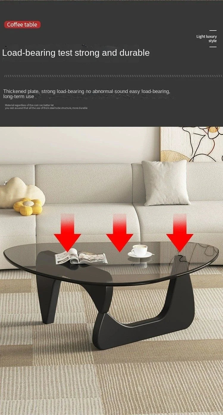 X&D Italian Style Nordic Style Minimalist Coffee Table In Home Living Room Modern And Fashionable Water Droplet Shaped Tea Table