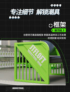 Industrial style Internet celebrity milk tea shop table and chair combination bar hot pot burger hotel coffee western restaurant