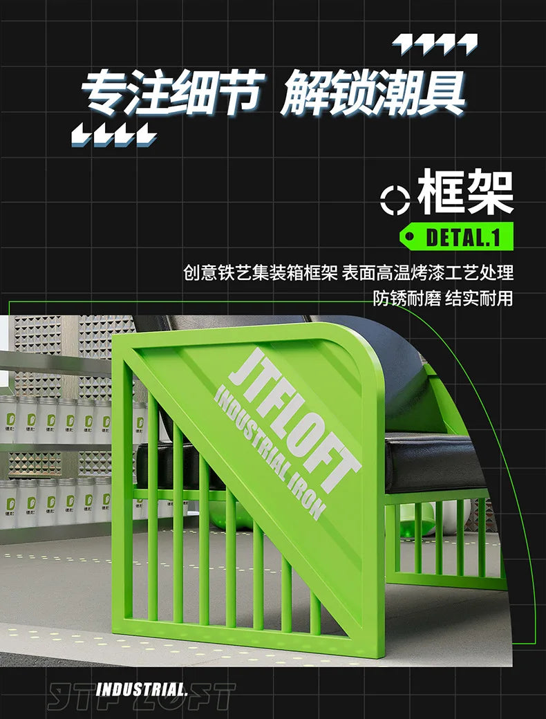 Industrial style Internet celebrity milk tea shop table and chair combination bar hot pot burger hotel coffee western restaurant