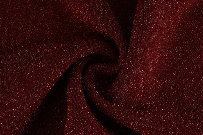 2025 New Women's Elegant Shiny Party Bodycon Robes Sexy Slim Sequins Red Sleeveless Long Dress Fashion Solid Maxi Gown Dresses