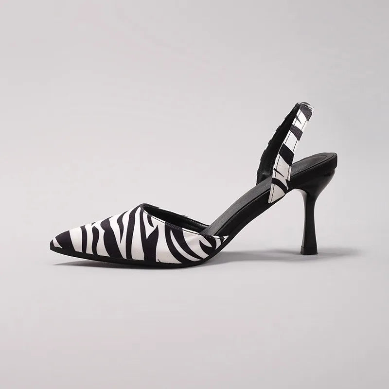 Zebra Print High Heels