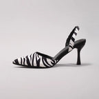 Zebra Print High Heels