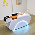 Plug In Automatic Massage Shampoo Bed Built in Electric Massager, Hair Salon Head SPA Hydrotherapy Commercial Salon Furniture