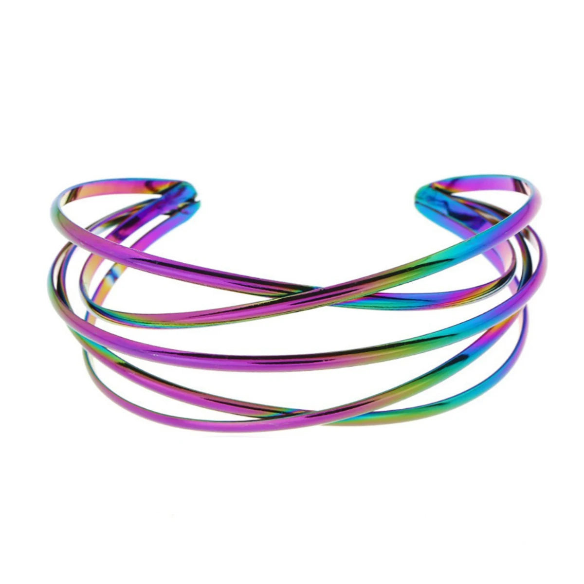 Punk Open Adjustable Bangle