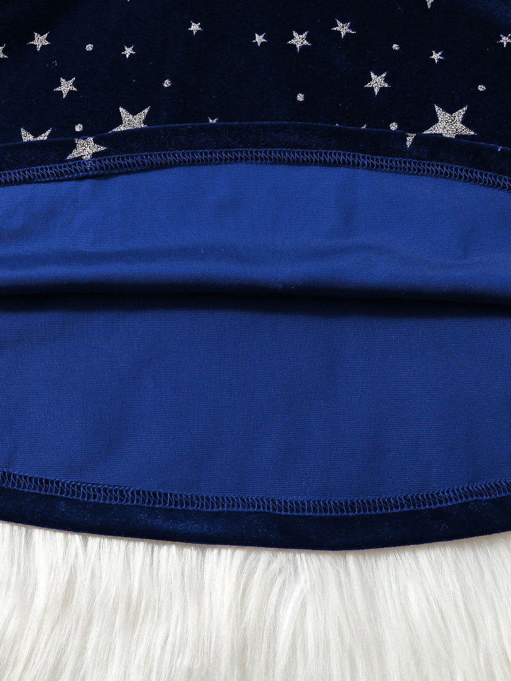 2025 New Year Dress for Girls Winter 3-6Y Kids Star Print Bowknot Long Sleeve Evening Dress Christmas Festive Dress for Girls