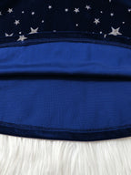 2025 New Year Dress for Girls Winter 3-6Y Kids Star Print Bowknot Long Sleeve Evening Dress Christmas Festive Dress for Girls