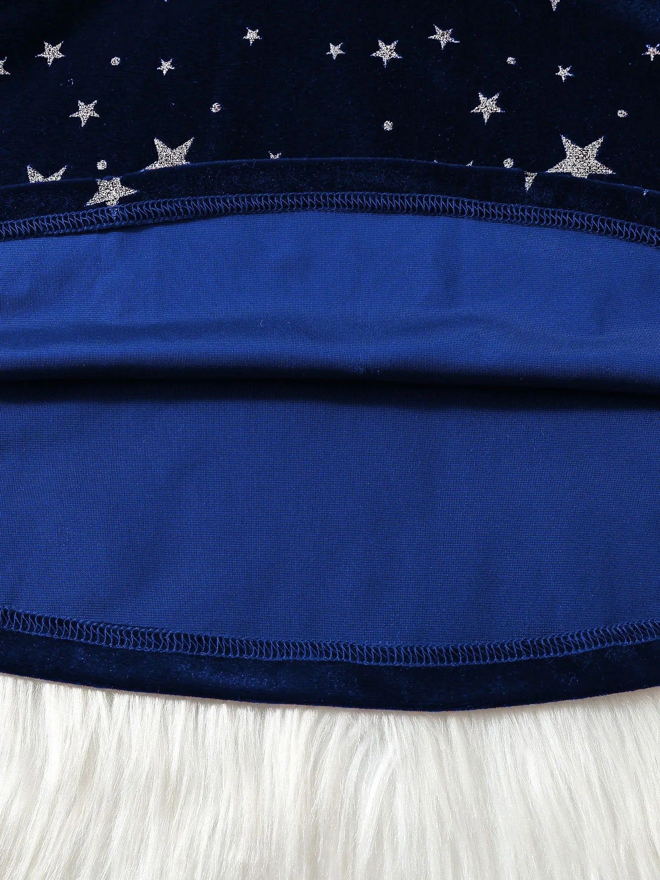 2025 New Year Dress for Girls Winter 3-6Y Kids Star Print Bowknot Long Sleeve Evening Dress Christmas Festive Dress for Girls