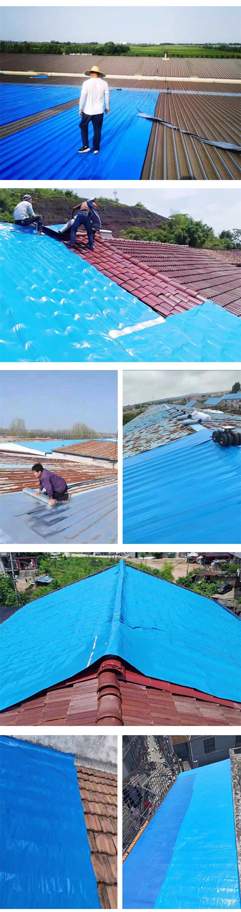 10M Waterproof Heat Insulation Adhesive Fix Tape For Wall Roof Leakproof Repair Tool Roof Color Steel Tile Leak Repair Tape