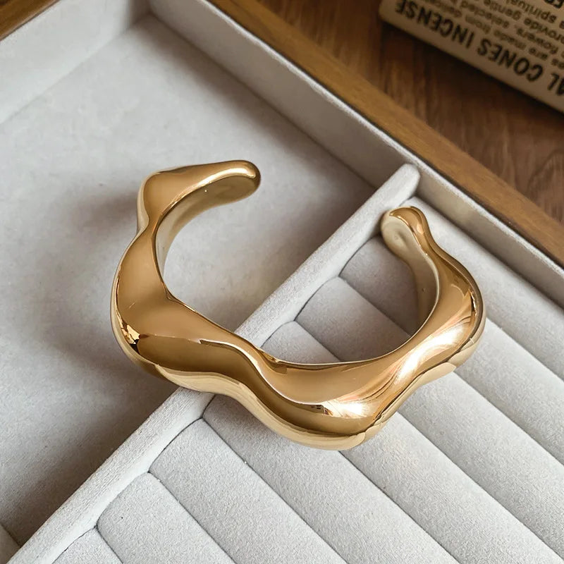 Irregular Geometric Bangle