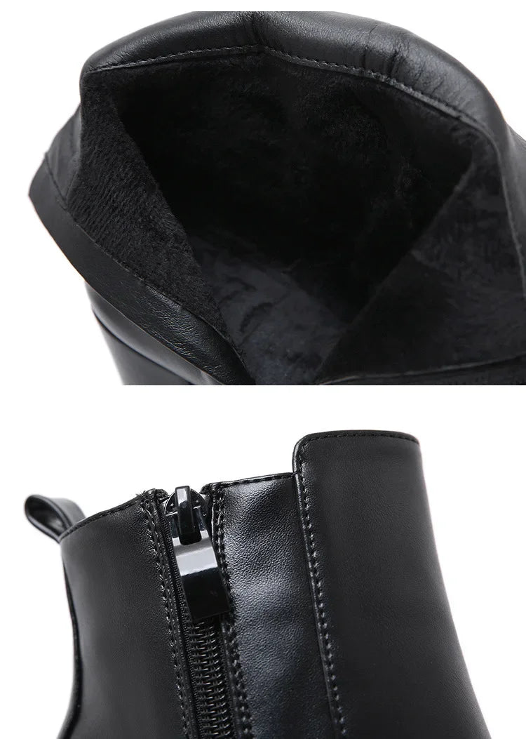 Platform Chelsea Ankle Boots