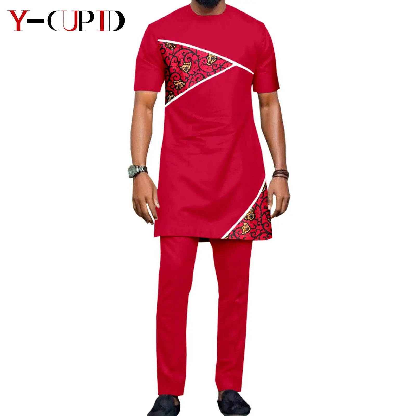 African Dresses for Women Matching Couple Outfits Bazin Riche Dashiki Slim Tassel Print Long Dresses for Party Vestidos Y23C009