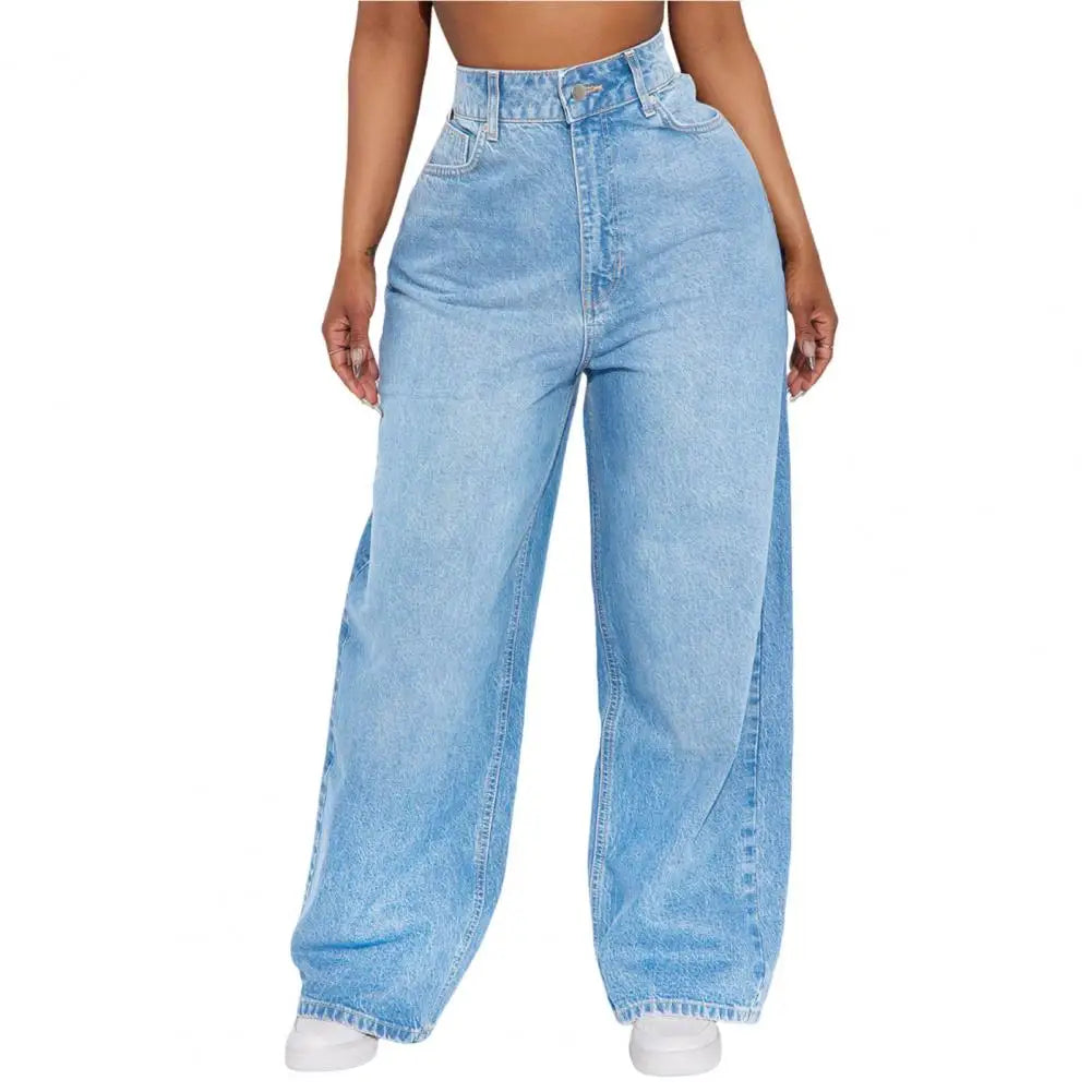 Wide Leg Boyfriend Jeans
