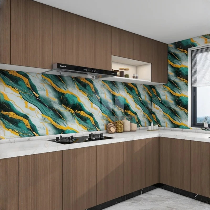 Thick Foam Self Adhesive Wall Stickers Imitation Marble Wallpapers for Bedroom Home Decor Waterproof Peel and Stick Wall Panels